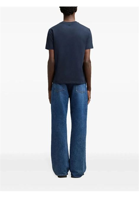 t-shirt adc nisex blu notte AMI PARIS | BFUTS035.724430